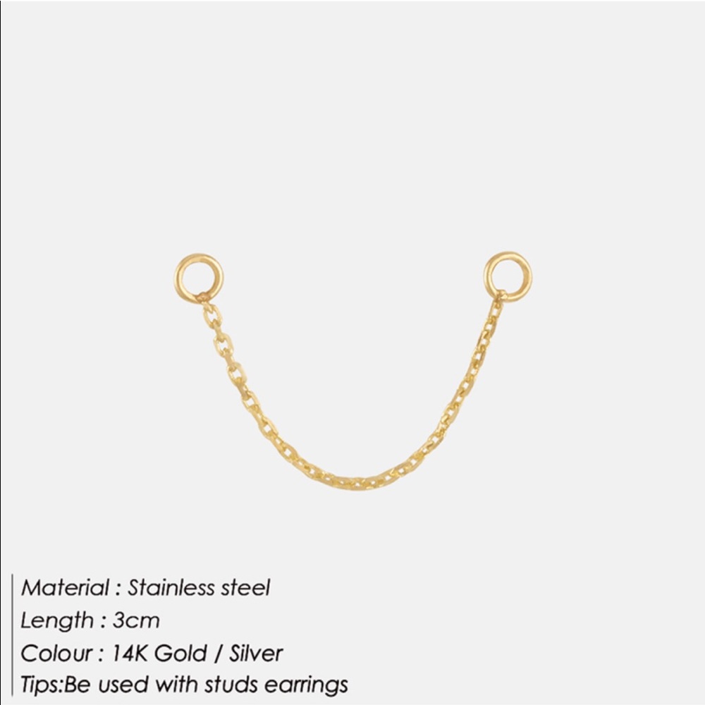 • Cameron • SS Earring Chains - Picture 4 of 5